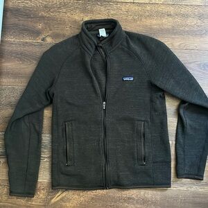 Patagonia brown zip-up